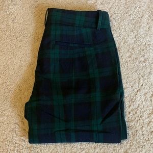 JCrew Cameron tartan pants